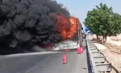 Toplu Taşıma Otobüsünde Çıkan Yangın Korkuya Neden Oldu