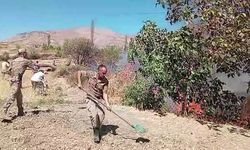 Diyarbakır ağaçlık alanda yangın