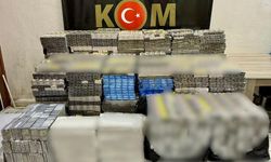 Polis operasyonunda 15 bin paket kaçak sigara ele geçirildi