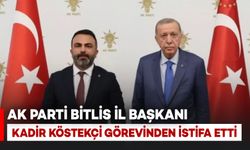 AK Parti Bitlis İl Başkanı Kadir Köstekçi İstifa Etti