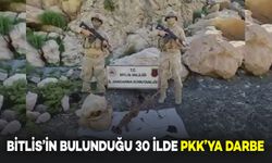 Bitlis'in de Bulunduğu 30 İlde PKK’ya Darbe