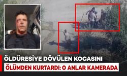 Yerde Baygın Halde Öldüresiye Dövülen Kocasını Taş Atarak Ölümden Kurtardı