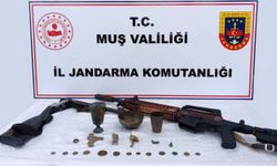 Muş’ta tarihi eser operasyonu: Urartu ve Roma dönemine ait objeler bulundu