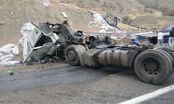 Mercimek Yüklü Tır Devrildi: Sürücü Yaralandı