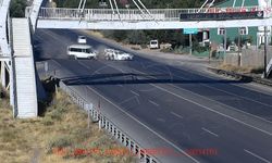 Tatvan’da trafik kazaları KGYS kameralarına böyle yansıdı