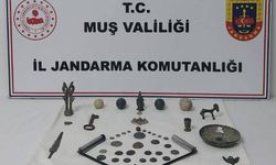 Muş’ta Roma ve Urartu dönemine ait objeler ele geçirildi