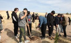 Ahlat’ta Öğrenciler Fidanlarla Geleceğe Nefes Oldu