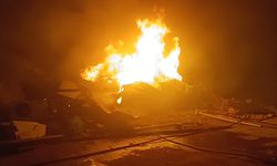 Şantiyede Yangın: Yemekhane Bölümü Hasar Gördü