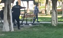 Siirt'te engelli gencin bıçakla vatandaşlara saldırdığı anlar böyle görüntülendi