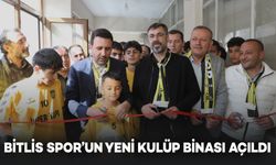 Bitlis Spor’un Yeni Kulüp Binası Açıldı