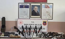 Şanlıurfa’da Silah ve Mühimmat Ele Geçirildi
