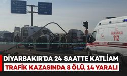 Diyarbakır’da 24 Saatte Katliam Gibi İki Kaza: 8 Ölü, 14 Yaralı