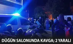 Düğün salonunda bıçaklı kavga: 2 yaralı