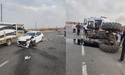 Diyarbakır’da Otomobil ile Traktör Çarpıştı: 1 Yaralı