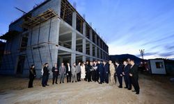 Bitlis Valisi Karakaya, Mutki Devlet Hastanesi İnşaatını İnceledi