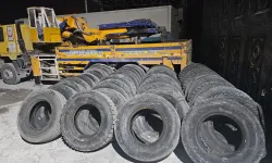 Sahte Faturalı 44 Kamyon Lastiği Ele Geçirildi