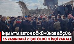 İnşaatta Beton Dökümü Sırasında Göçük: 2 Genç İşçi Öldü, 3 İşçi Yaralandı