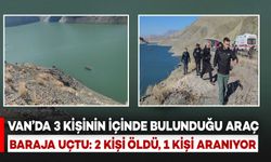 Van'da 3 Kişinin İçinde Bulunduğu Araç Baraja Uçtu: 2 Kişinin Cansız Bedenine Ulaşıldı, Diğeri Aranıyor