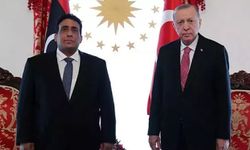 Cumhurbaşkanı Erdoğan, Libya Başkanlık Konseyi Başkanı el-Menfi ile görüştü