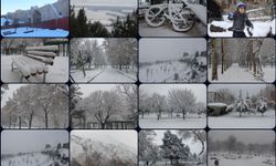 Diyarbakır’da Kar Sonrası Kartpostallık Manzaralar Oluştu