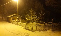 Ahlat’ta Kar Yağışı Etkili Oldu