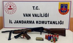 Van'da silah operasyonu: Ruhsatsız tüfek ve fişekler ele geçirildi