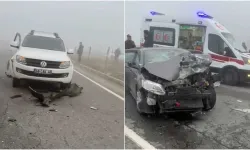 Sis kazaya neden oldu: Zincirleme kazada 2’si ağır 14 yaralı