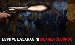 Eşini ve Bacanağını Silahla Öldürüp Kaçtı