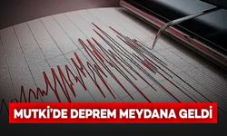 Bitlis Mutki’de Deprem Meydana Geldi