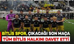 Bitlis Spor’dan taraftara çıkacağı son maç için çağrı: Tüm Bitlisli hemşehrimiz davetlidir