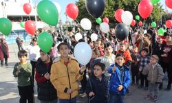 Gazzeli Rim’in Anısına Balonlar Gökyüzüne Bırakıldı