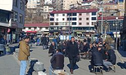 Güneşli havayı fırsat bilen Bitlisliler park ve caddelere akın etti