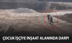 Tepki çeken görüntü: Çocuk işçi inşaatta darbedildi