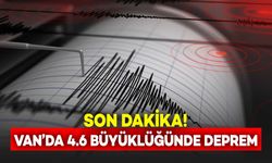 Van’da 4,6 Büyüklüğünde Sarsıcı Deprem Meydana Geldi
