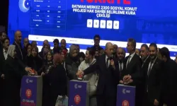 Batman’da 3 Bin 810 Sosyal Konutun Hak Sahipleri Kura ile Belirlendi