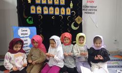 Batman’da miniklerden Miraç Kandili’ne anlamlı etkinlik