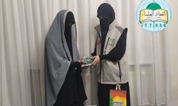 Van’da kız medresesi öğrencilerinden Gazze’ye anlamlı destek