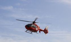 Kalp Krizi Geçiren Hasta İçin Ambulans Helikopter Havalandı