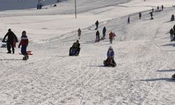 Bitlis’te yağış sonrası kayak tesislerinde yoğunluk