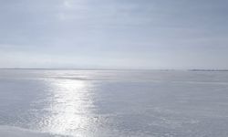 Arin Gölü’nde Kış Manzarası: Kuş Cenneti Kısmen Dondu