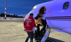 Kalp yetmezliği gelişen 5 aylık bebek Ankara’ya sevk edildi