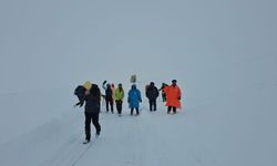 Süphan Dağı'nda mahsur kalan dağcılar kurtarıldı