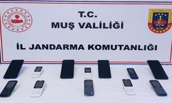 Muş’ta kaçak cep telefonu operasyonu