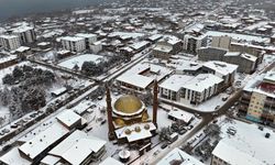 ‘Sakin şehir’ Ahlat beyaz örtüyle kartpostallık görüntüler sundu