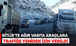 Bitlis’te Ağır Vasıta Araçlara Trafiğine Yeniden İzin Verildi