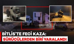 Bitlis'te İki Araç Feci Çarpıştı: 1 Kişi Yaralandı