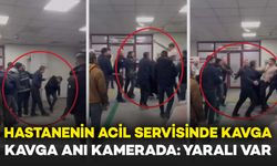 Hastanenin Acil Servisinde Bıçaklı Kavga: O Anlar Kameraya Yansıdı