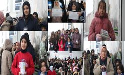 Bingöl’de Çocuklardan Gazze’ye Anlamlı Destek