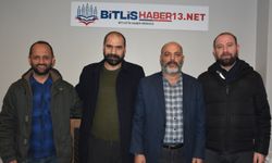 BOTODER’den 10 Ocak Çalışan Gazeteciler Günü’nde Bitlis Haber’e Ziyaret