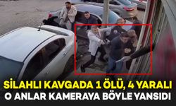 Hastane Önünde Silahlı Kavgada 1 Ölü, 4 Yaralı: O Anlar Kamerada